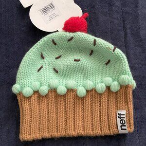 Pistachio Cupcake Beanie Hat